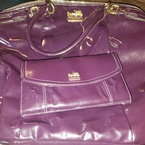 Coach Set, Large Handbag w/wallet!